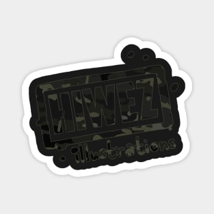 HIWEZ logo Multicam Black Magnet