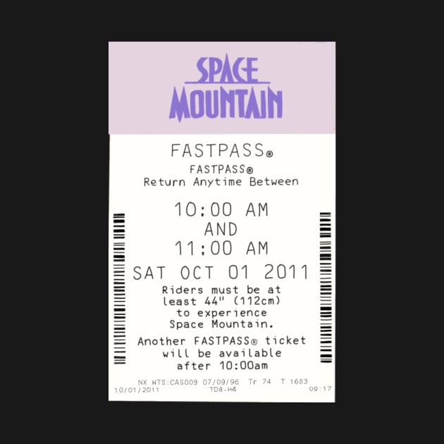 Space Mountain Fast Pass by maliarosburg