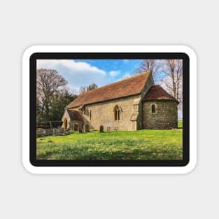 Swyncombe Church in Springtime Magnet