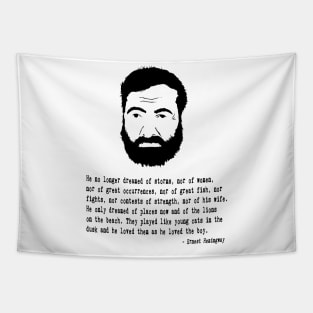 Ernest Hemingway Tapestry