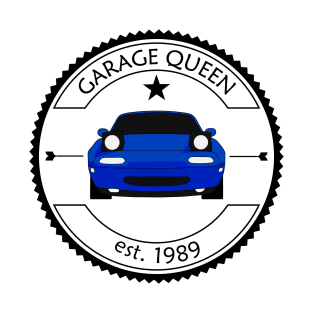 Mazda Miata - Garage Queen Blue T-Shirt