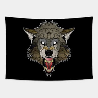 WOLF TATTOONIMAL Tapestry