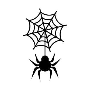 Spider With Web T-Shirt