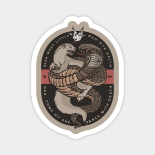 Rikki tikki tavi Mongoose Cobra The Jungle Book Magnet