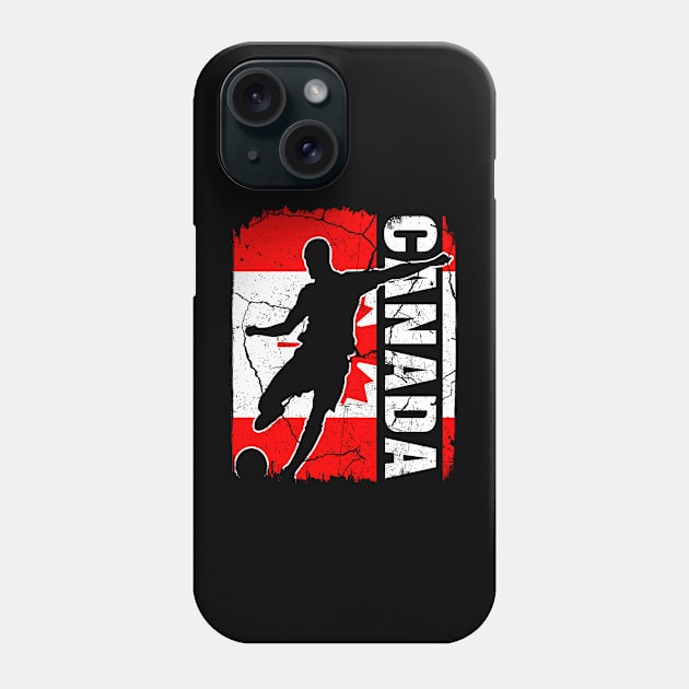 Canadian Soccer Team Canada Flag Jersey Football Fans Phone Case by snnt