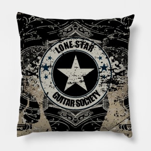 Lone Star Guitar Society Acoustic Pillow