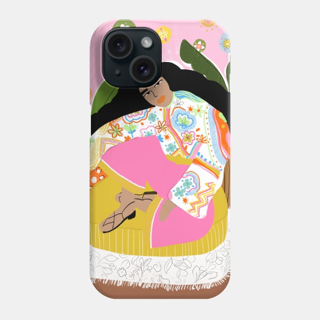 Retro Lady Phone Case by aljahorvat