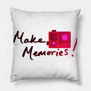 camera make memories Pillow