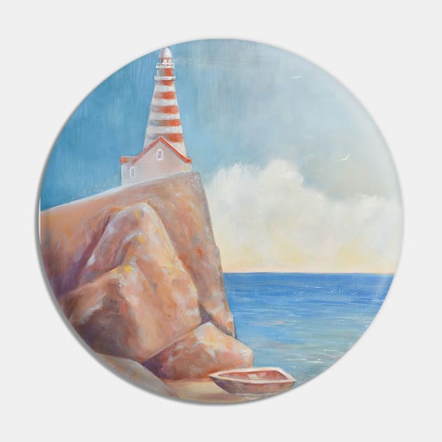 Magic Lighthouse Pin by Olya Yatsenko