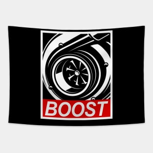 Boost Turbo  -Tuning JDM Fan & Car quote Tapestry