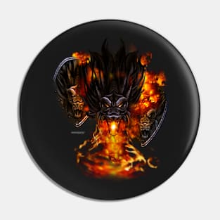 Black dragon Pin