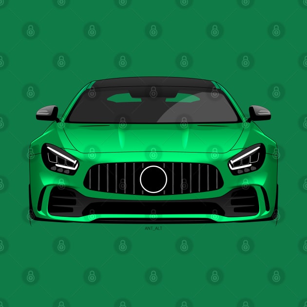 AMG GTR by Four Wheels Illustrations