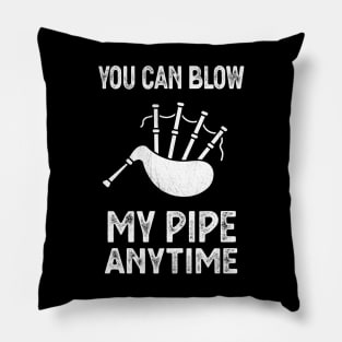 Blow My Bagpipes Anytime Fun Music Pillow