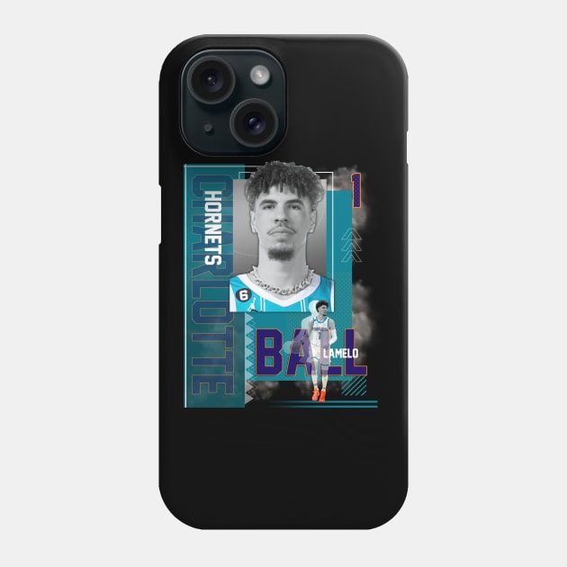 Charlotte Hornets Lamelo Ball 1 Phone Case by today.i.am.sad