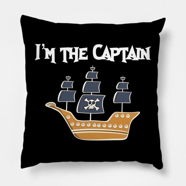 Im The Captain Pillow by Brianjstumbaugh