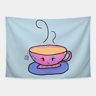 pink teacup Tapestry