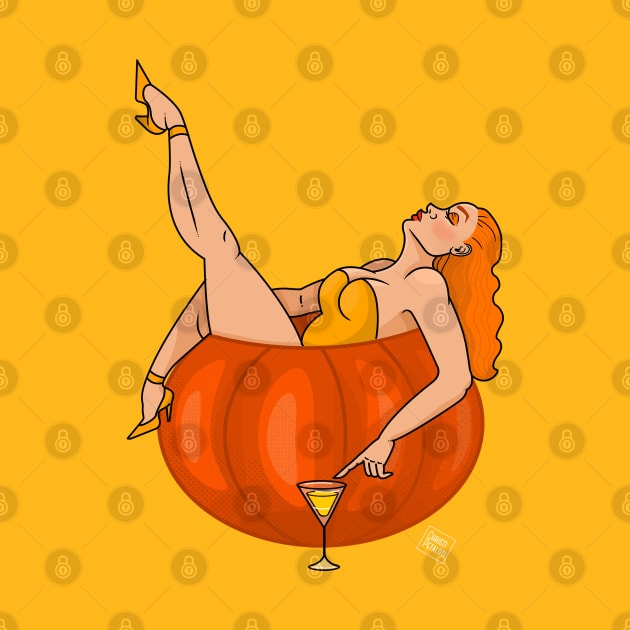 Pumpkin Pin Up by Christi Petaloti