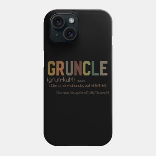 GRUNCLE noun Phone Case