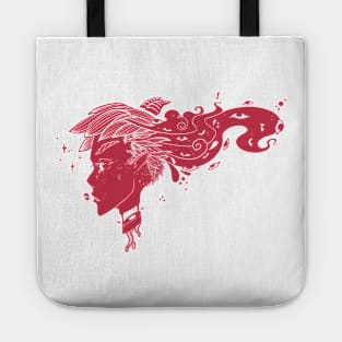 Demon Anime Girl With Horns Tote