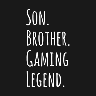 Son Brother Gaming Legend T-Shirt