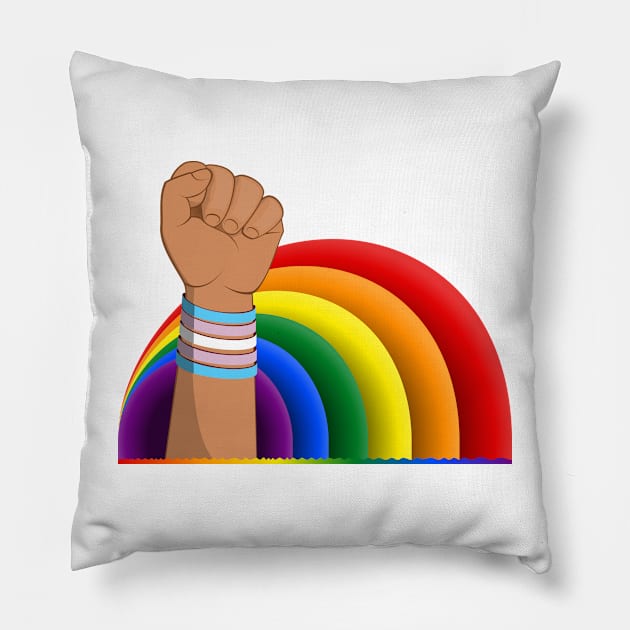 visibility and empowerment. If you want a design with a personalized message or a specific bracelet (gender Pillow by ojovago