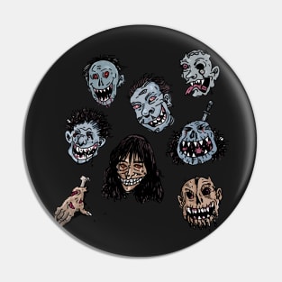 Zombie Family Pin