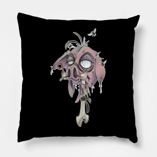 lord of the flies. kill the pig Pillow by elywick