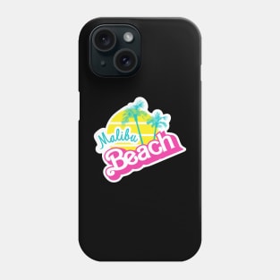 Malibu Beach Doll core style logo design Phone Case