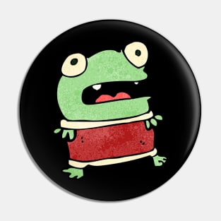 strange frog Pin