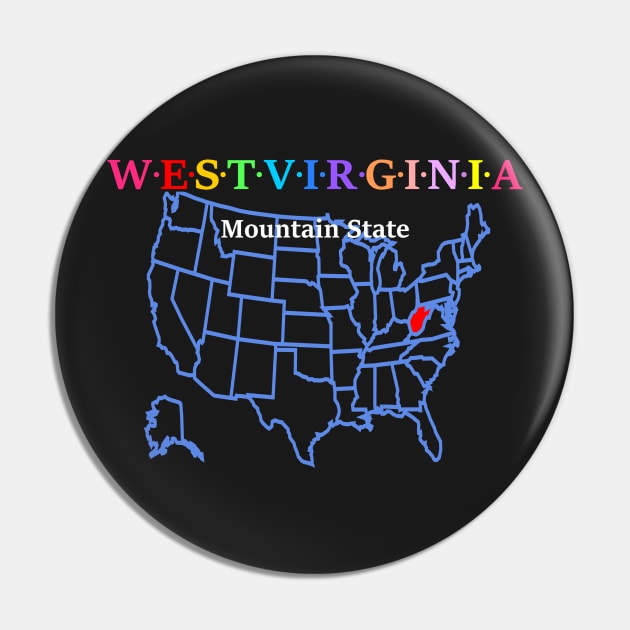 West Virginia, USA. Mountain State. (With Map) Pin by Koolstudio