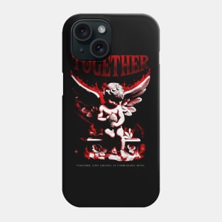 Together Cupid Statue Phone Case