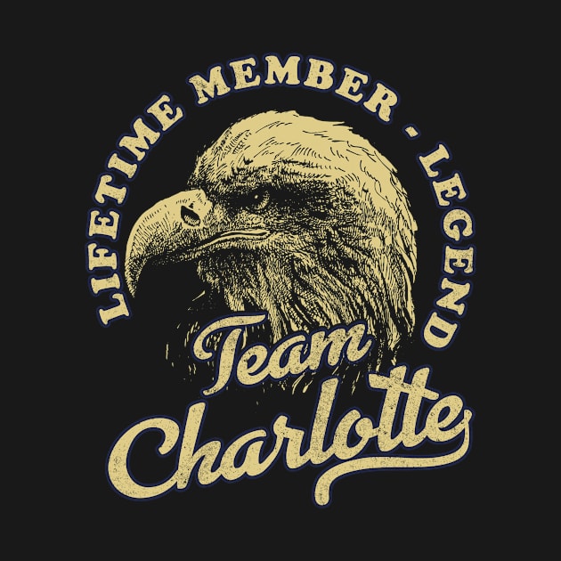 Charlotte Name - Lifetime Member Legend - Eagle by Stacy Peters Art