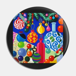 Mediterranean Christmas Pin