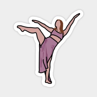 Female dancer Magnet