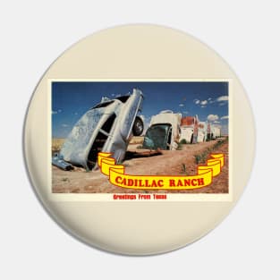 Cadillac Ranch Vintage Pin