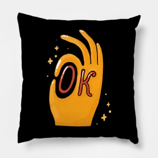 O.K. hand Pillow