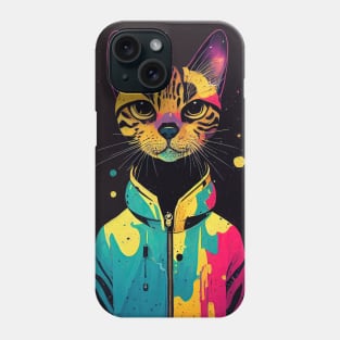 Bengal cat space cadet Phone Case