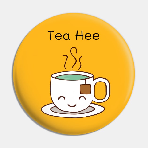 Tea Hee Pin by AlmostMaybeNever