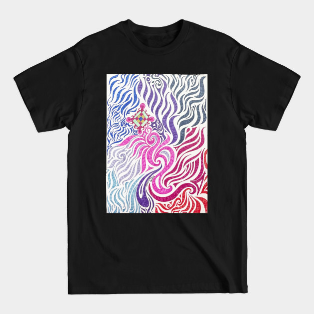 Disover Kite in an Updraft - Shapes - T-Shirt