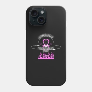 Crazy girl goth y2k style design Phone Case