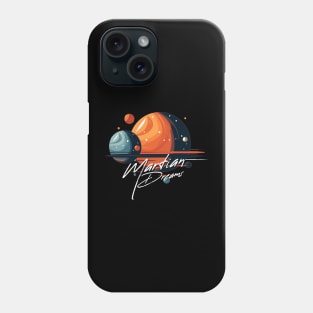 Martian Dreams, Celestial Astronomy Space Exploration Art Phone Case