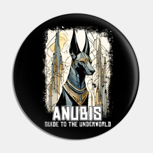 Anubis God of Egypt Surreal Mythology Pin