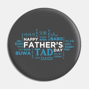 Father's day Around the World Pin