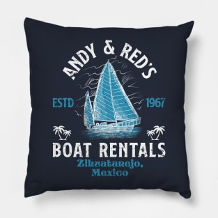 Andy & Red's Boat Rentals Shawshank Pillow