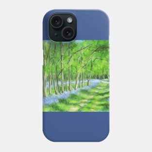 Bluebells in Rowley Wood Phone Case