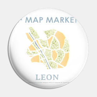 Leon Map - Full Size Pin