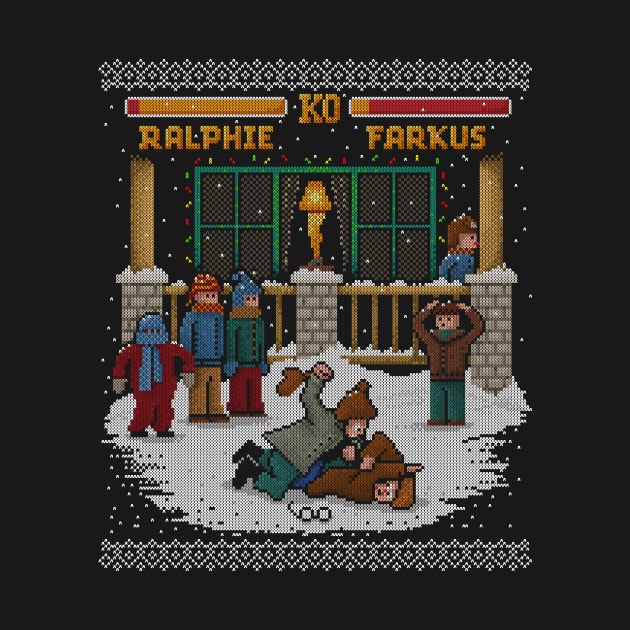 The Christmas Fight by kg07_shirts