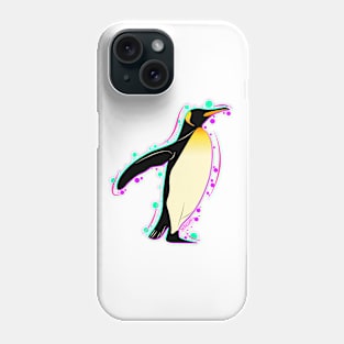 bubbly penguin Phone Case