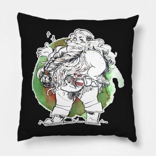 Dwarven Lady white Pillow