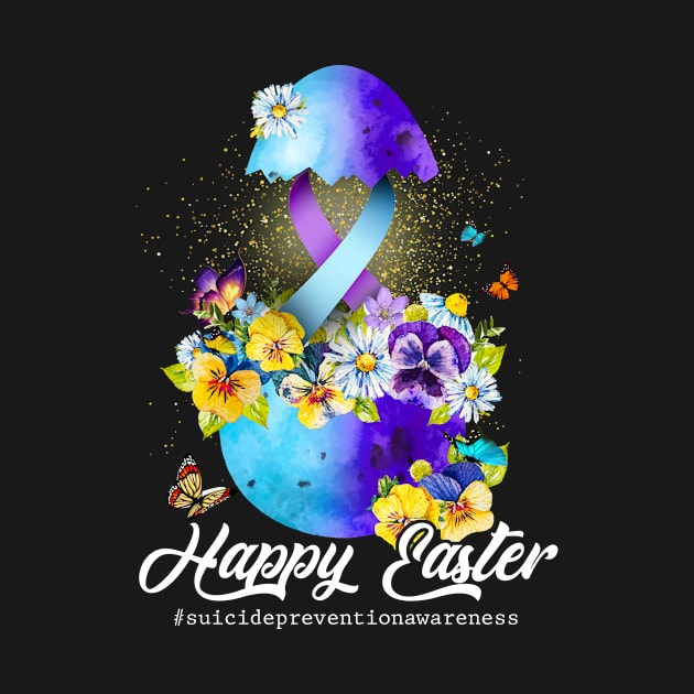 Happy Easter Suicide Prevention Awareness by DeforestSusanArt